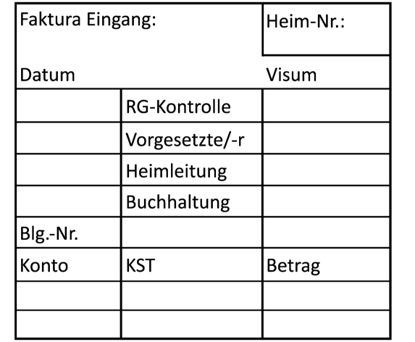 Bild von Faktura eingang